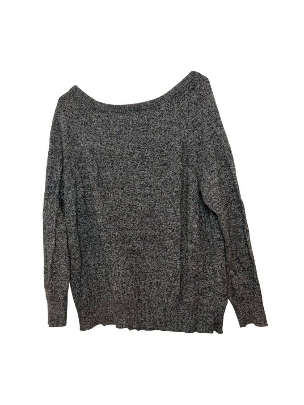 Torrid Gray Knit Sweater Navy Heart Graphic Womens Plus Size 1 Long Sleeve - Picture 2 of 7